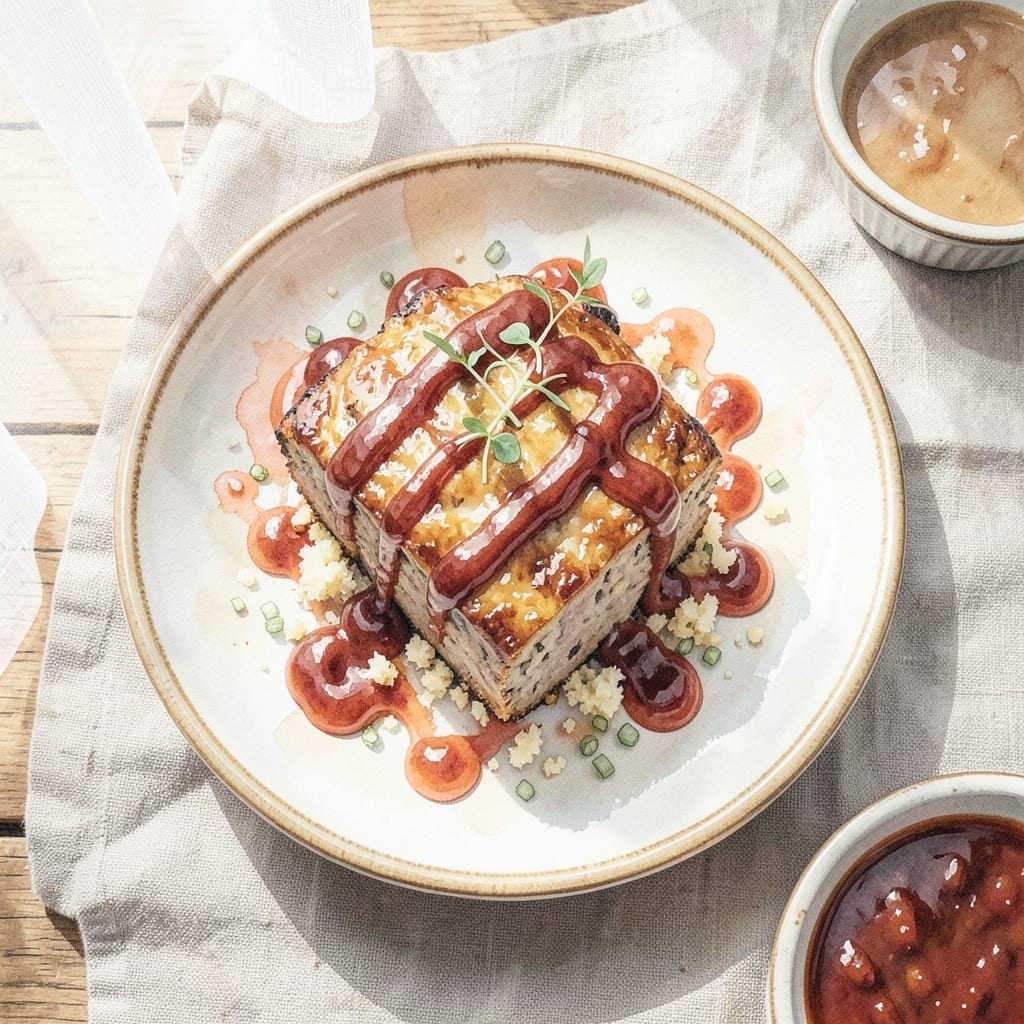Meatloaf Recipe With BBQ Sauce and Ketchup: Glazed Savory Comfort