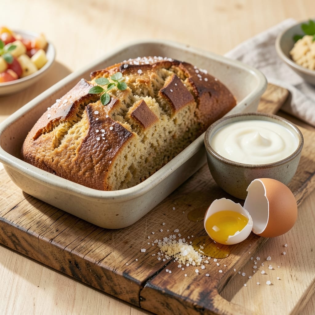 3 Ingredient Yogurt Bread Recipe: Fluffy, No-Knead Rise in Minutes