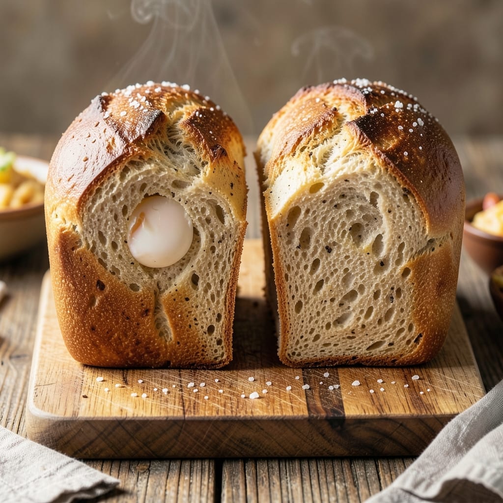 Two-Loaf Sandwich Bread Recipe: Homemade Crust and Soft Interior