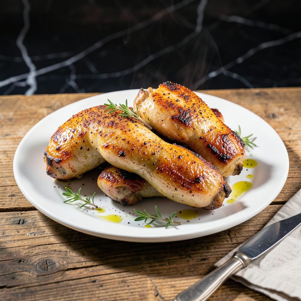 Pan Seared Chicken Thigh Recipe: Crispy Skin and Rich Pan Juices