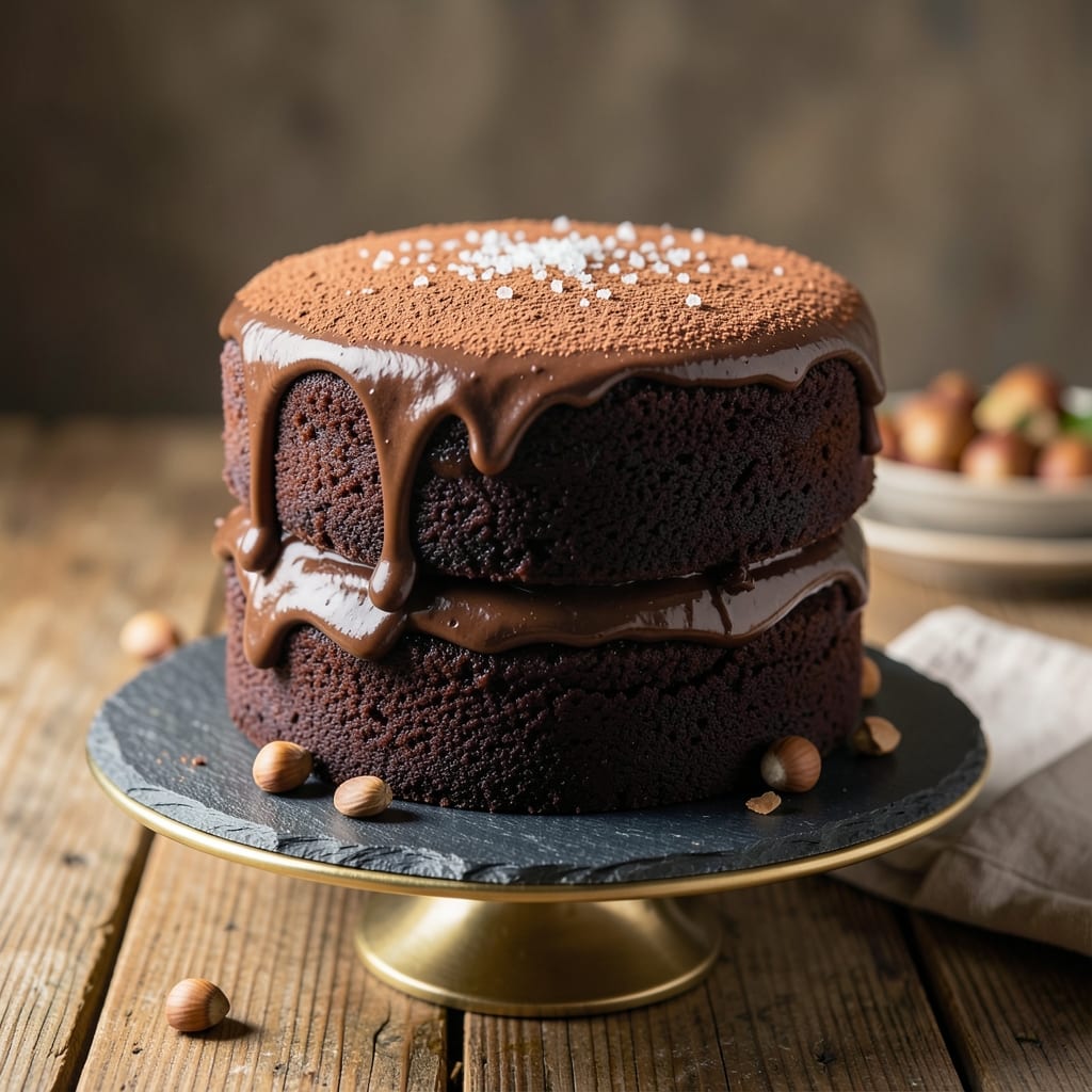 2 Layer Moist Chocolate Cake Recipe: Secret to Fudgy Base and Fluffy Top
