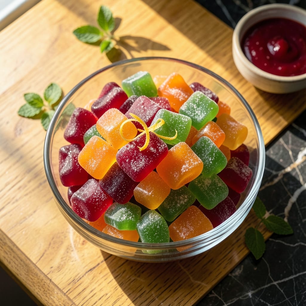 Pectin and Gelatin Gummies Recipe: Chewy Texture and Vibrant Flavors