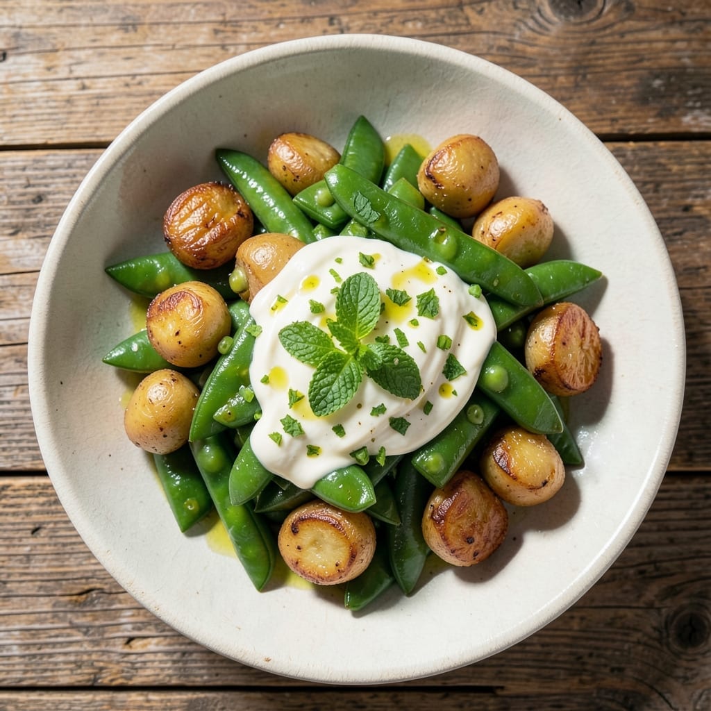 3 Pea Salad Recipe: Crunchy Sweet Peas With Minty Freshness