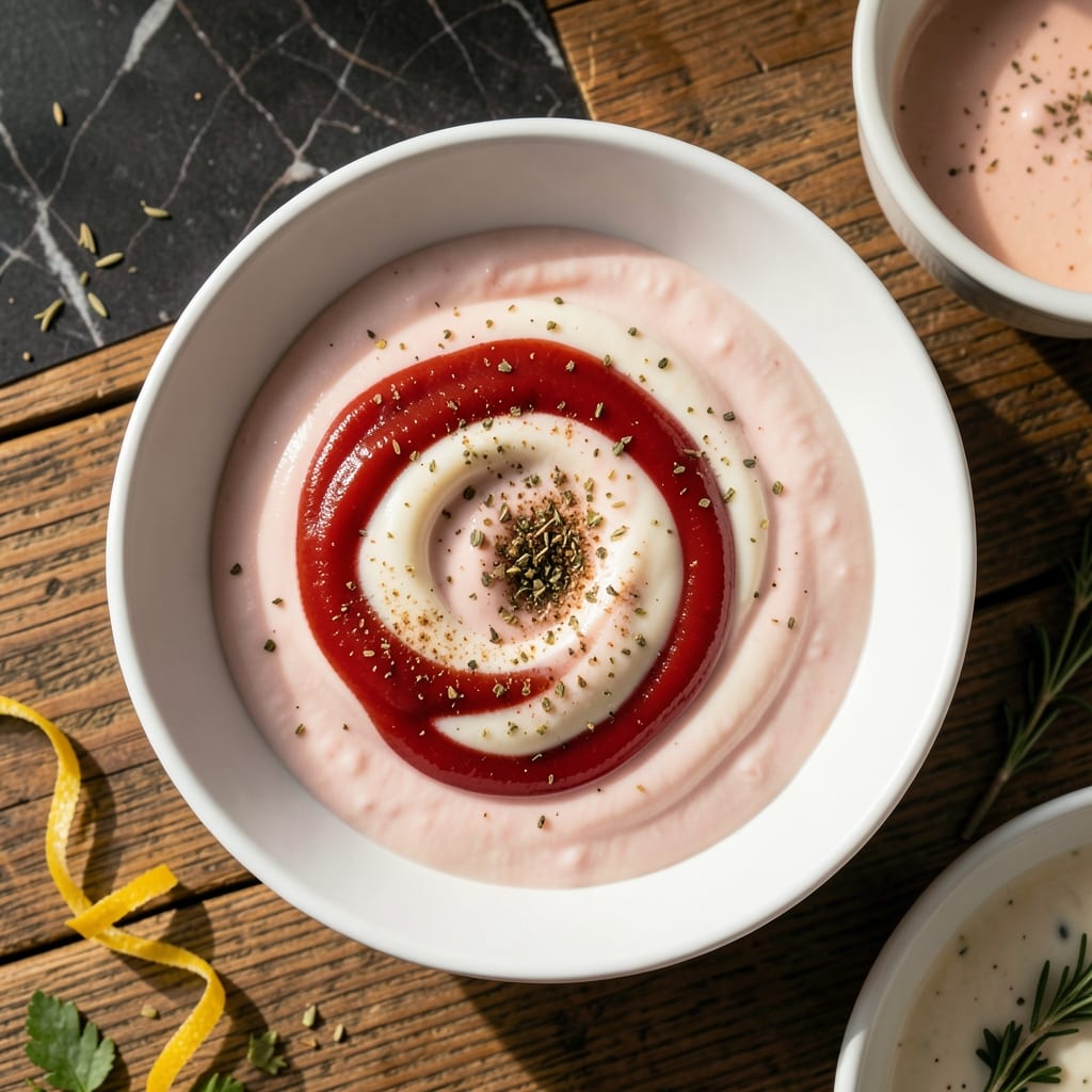Zip Sauce Recipe: Tangy Pink Dip for Gyros and More
