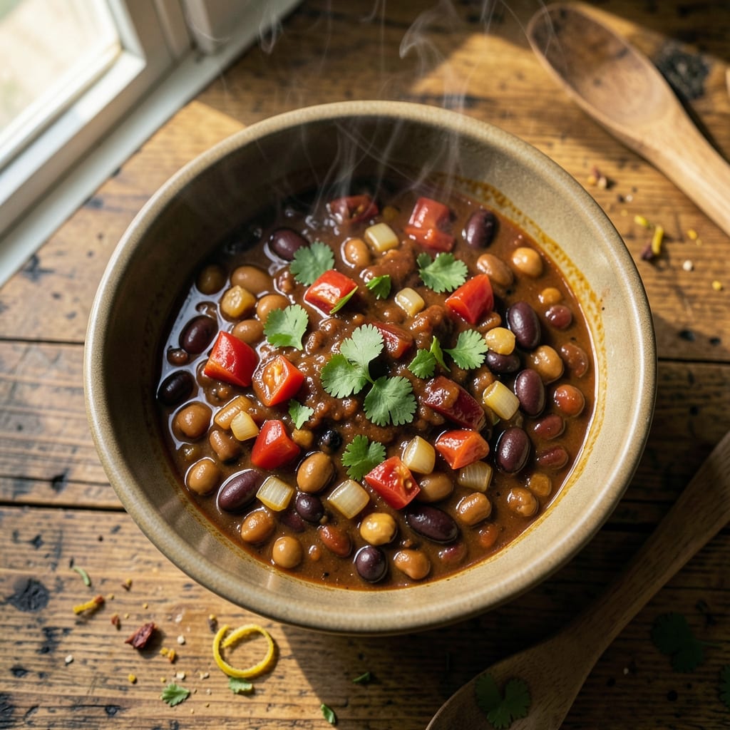 Slow Cooker 15 Bean Chili Recipe: Hearty, Smoky Depth Without the Burn