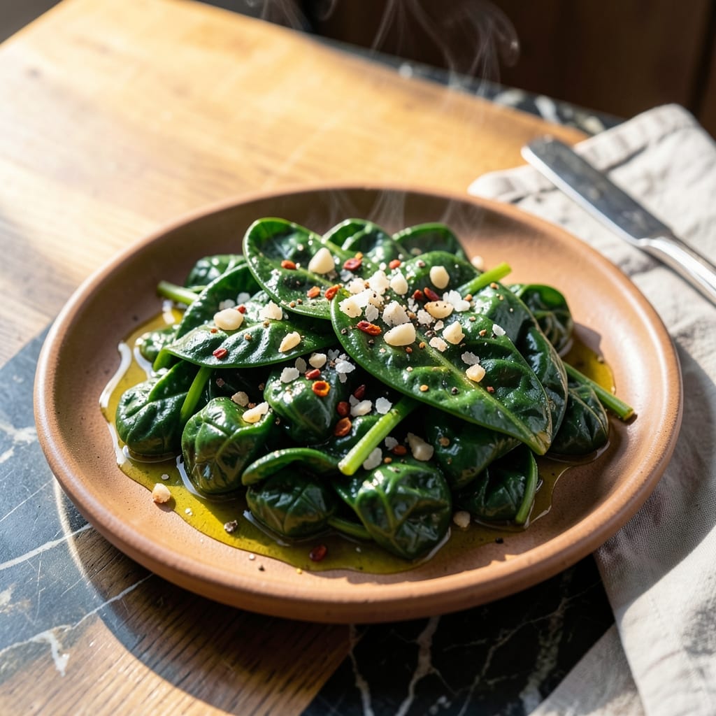 Carrabba's Spinach Recipe: Garlicky Sautéed Side Dish