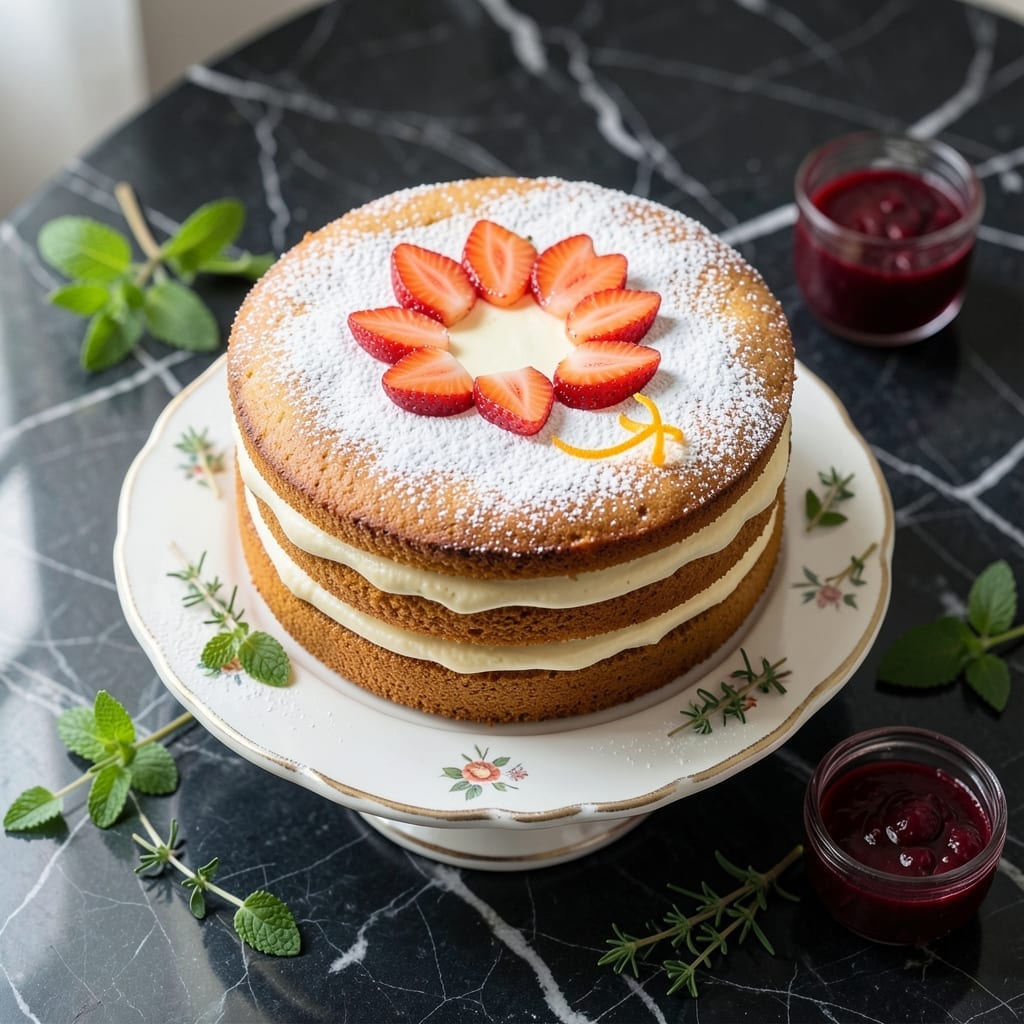 Vienna Cake Recipe: Classic Sponge Layers With Jam Filling