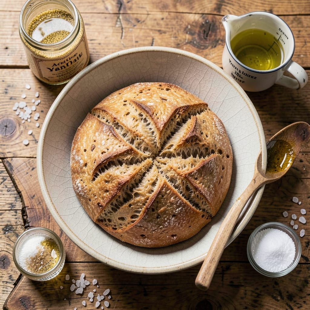100 Percent Whole Grain Bread Recipe: Crusty Crumb With No-Knead Ease