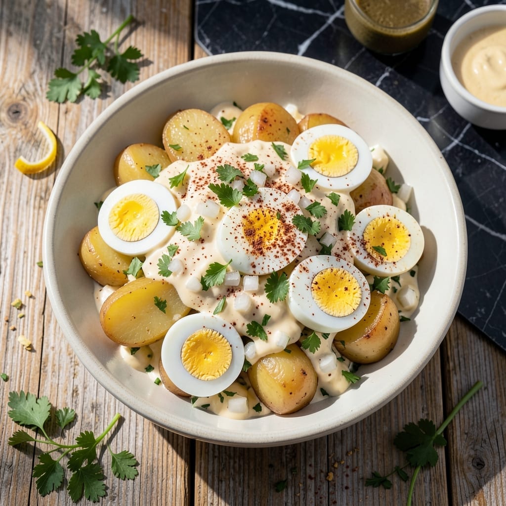 Spanish Potato Salad Recipe With Eggs: Smoky Paprika and Creamy Mayo Union