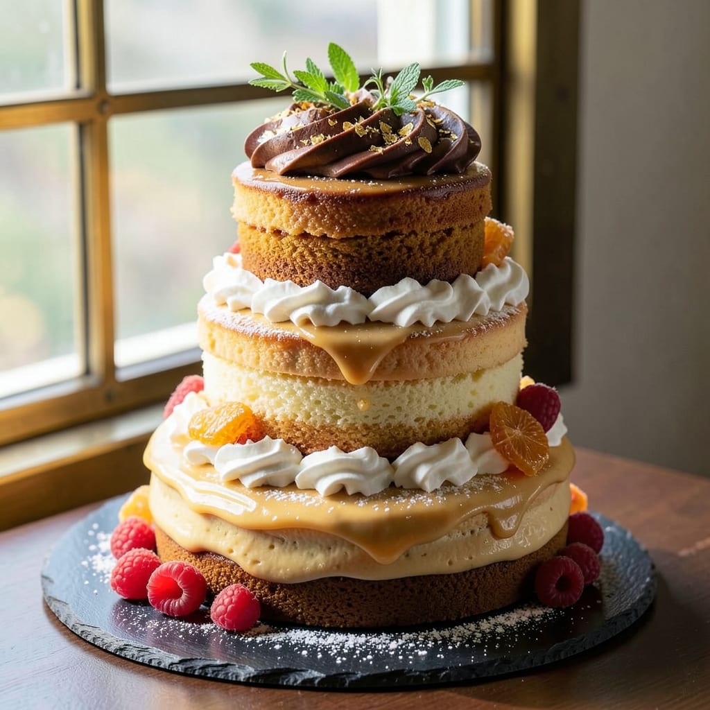 100 Grand Cake Recipe: Fondant-Crowned Showstopper in One Tin