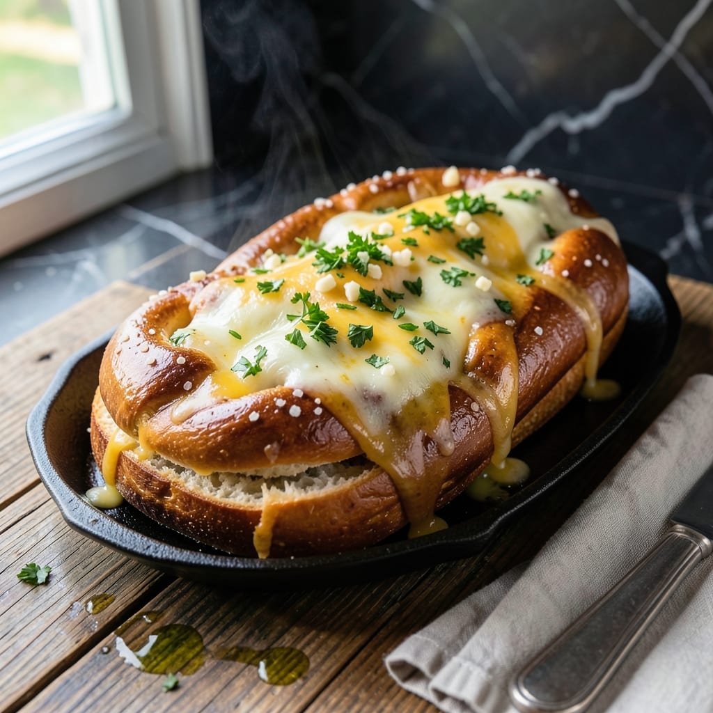Cheesy Garlic Pretzel Bread Disneyland Recipe: Theme Park Magic at Home