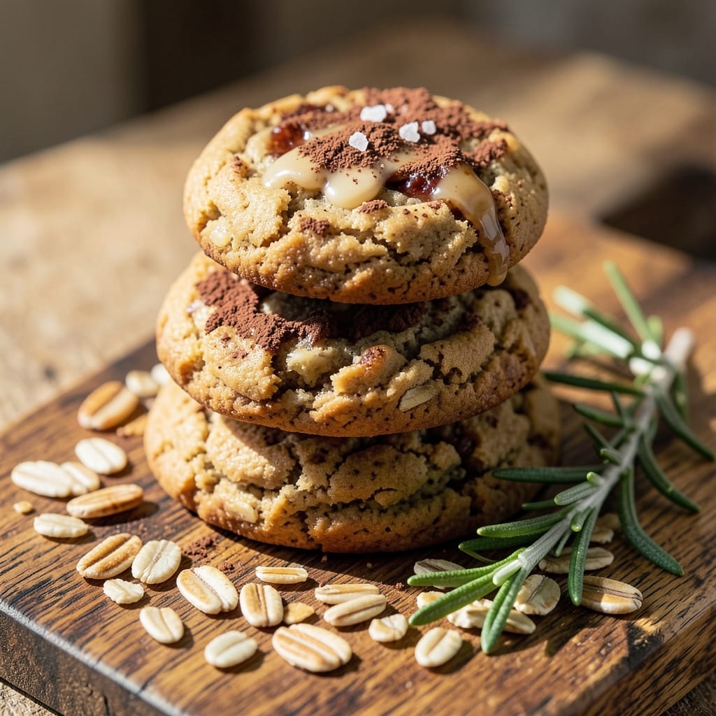 3-Ingredient Banana Oat Cocoa Cookies Recipe: Fudgy Bites With Zero Guilt