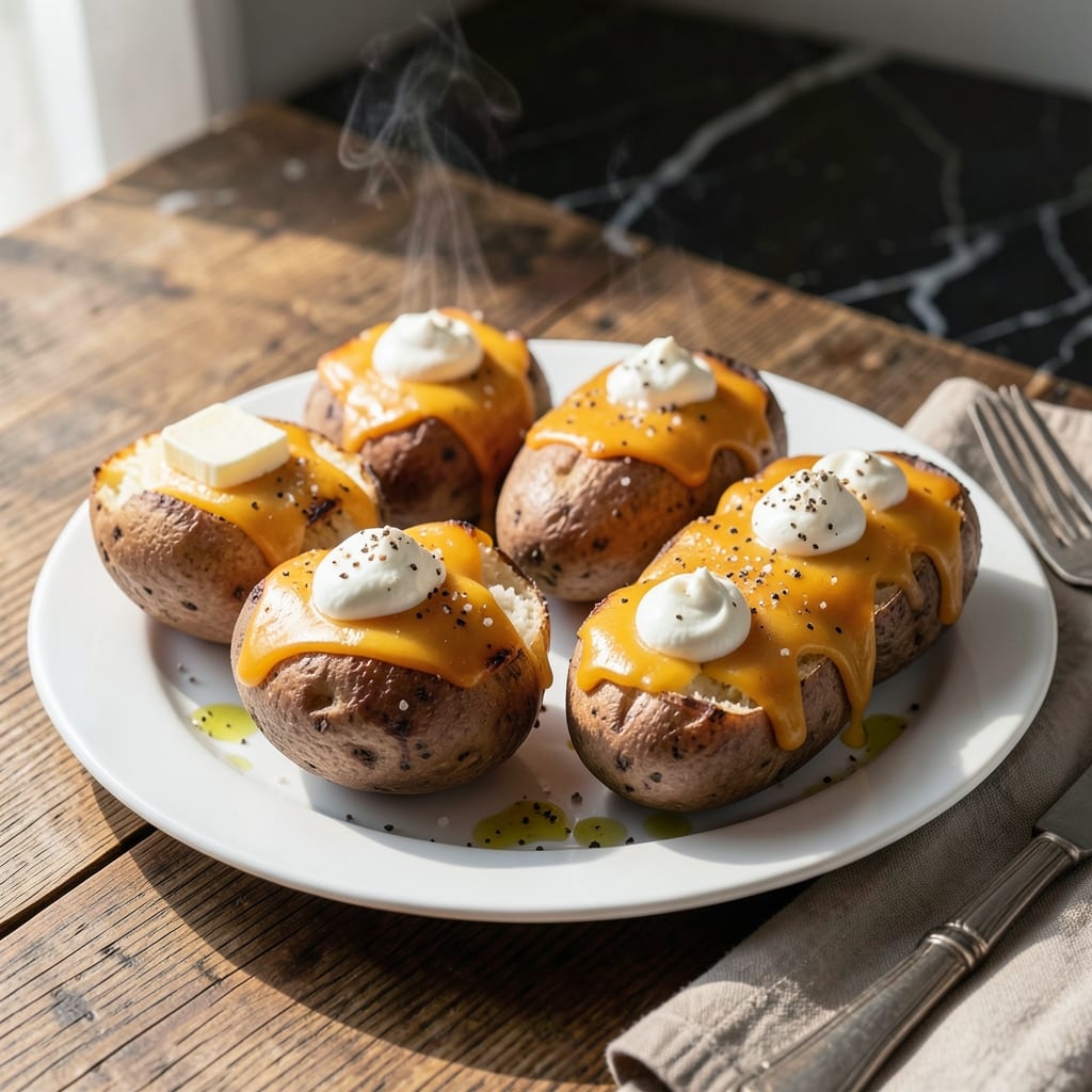 Longhorn Steakhouse Sliced Baked Potatoes Recipe: Buttery Layers of Steakhouse-Style Comfort