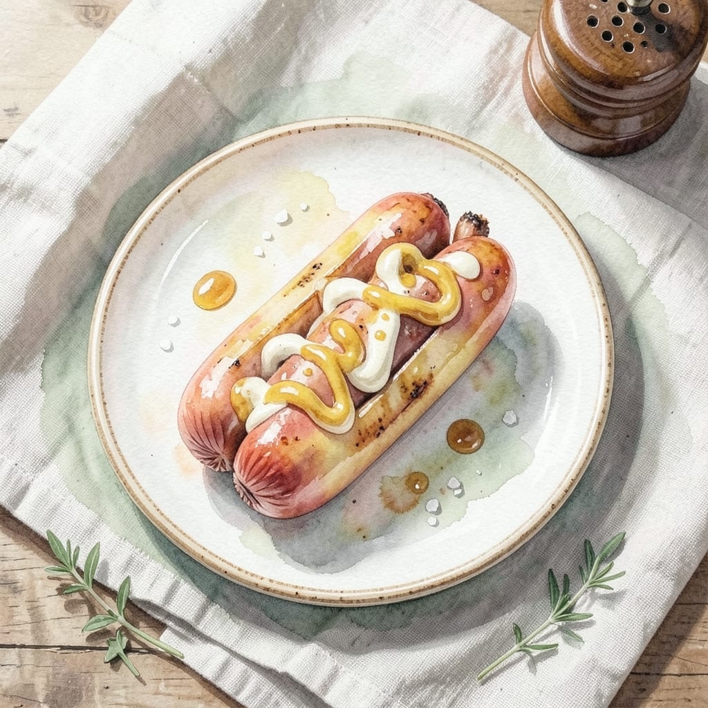 Hot Dog Recipe No Bun: Charred Snaps With Mustard Dip