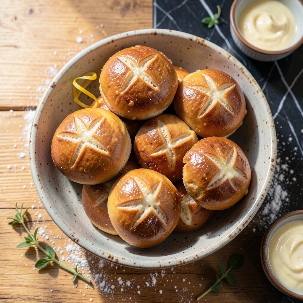 Recipe for Kaiser Buns: Soft Golden Crowns with Crisp Crust Recipe for Kaiser Buns: Soft Golden Crowns with Crisp Crust