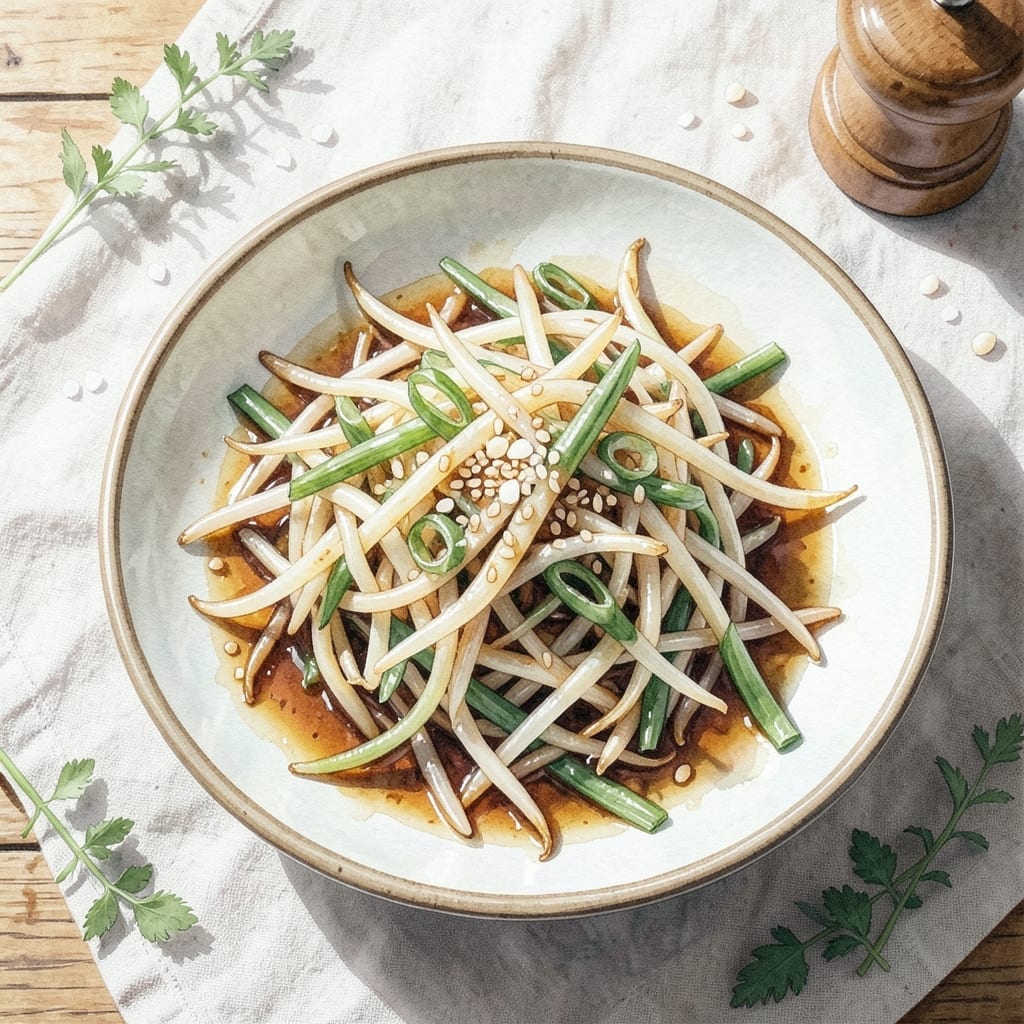 Bean Sprout Salad Recipe Korean: Refreshing Crunch With Sesame Zing