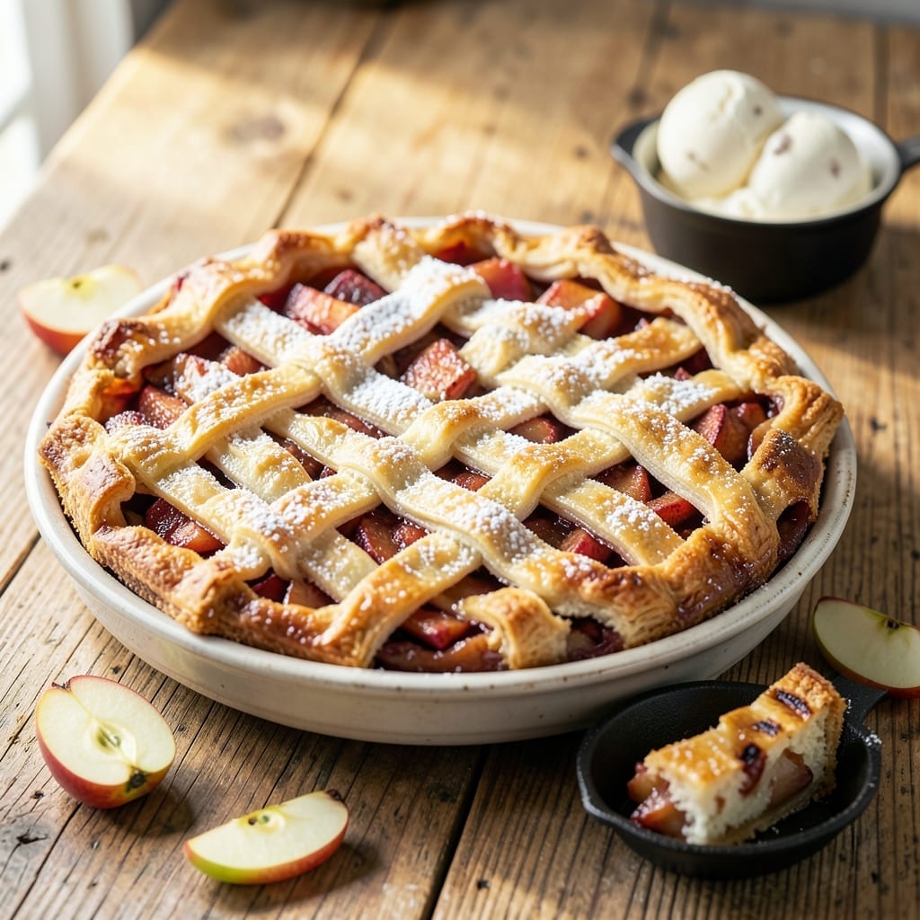 3 Apple Pie Recipe: Flaky Crust and Cinnamon-Spiced Filling
