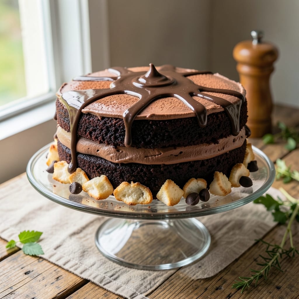 123-Layer Chocolate Cake Recipe: Fondant Crown That Stays Perfectly Crisp