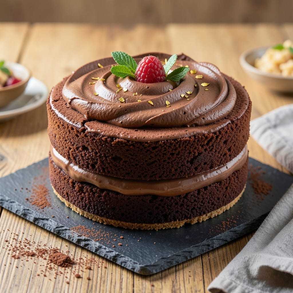 10 Round Chocolate Cake Recipe: Fondant-Crowned Elegance in One Tin