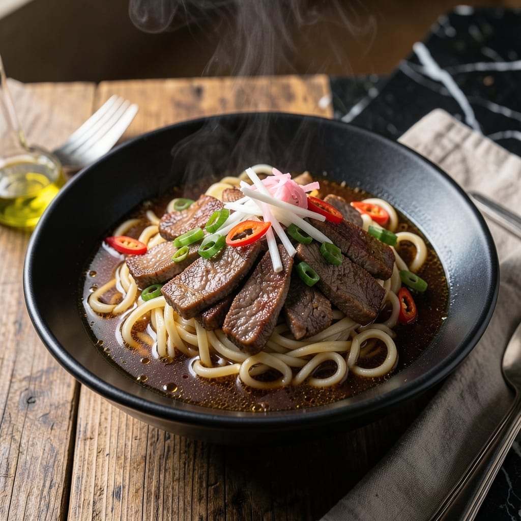 Beef Udon Noodle Recipe: Chewy Noodles in Rich Broth
