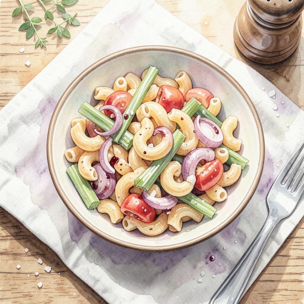 Macaroni Salad Recipe With Red Wine Vinegar: Tangy Brightness in Every Bite