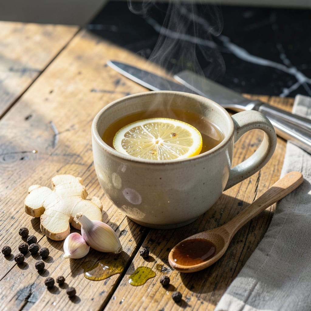 Lemon Ginger and Garlic Tea Recipe: Immune-Boosting Warmth in a Cup Lemon Ginger and Garlic Tea Recipe: Immune-Boosting Warmth in a Cup