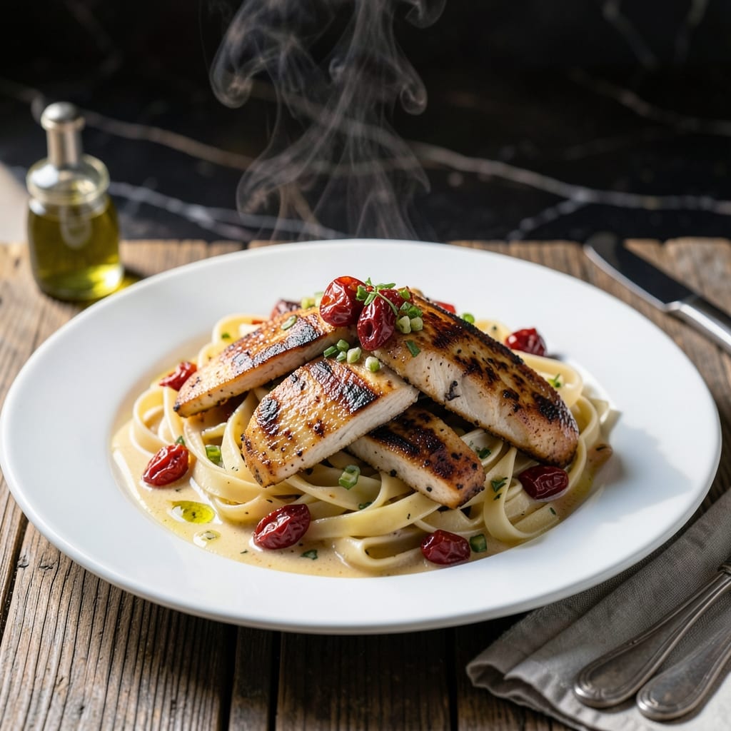 Outback Queensland Pasta Recipe: Creamy Sun-Dried Tomato and Chicken Delight