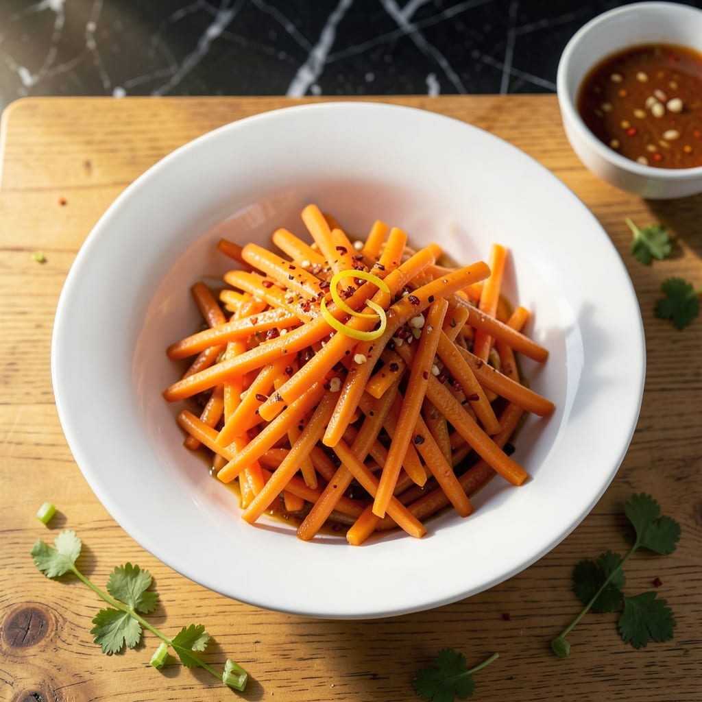 Korean Carrot Salad Recipe: Sweet and Tangy Crunch in Minutes Korean Carrot Salad Recipe: Sweet and Tangy Crunch in Minutes