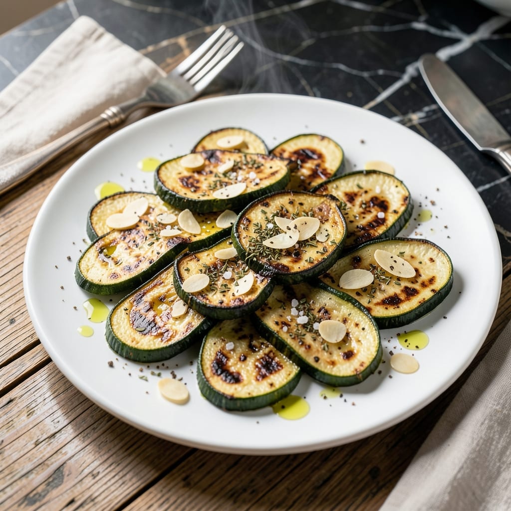 Zucchini Roasted Recipe: Golden Edges With Garlic Infusion