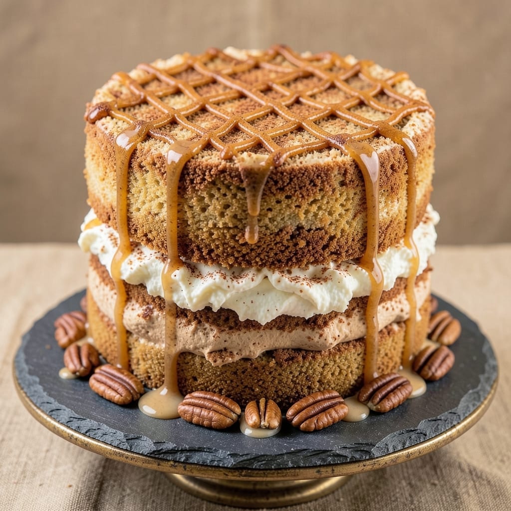 3 Layer Spice Cake Recipe: Warm Vanilla Swirls and Nutmeg-Kissed Layers