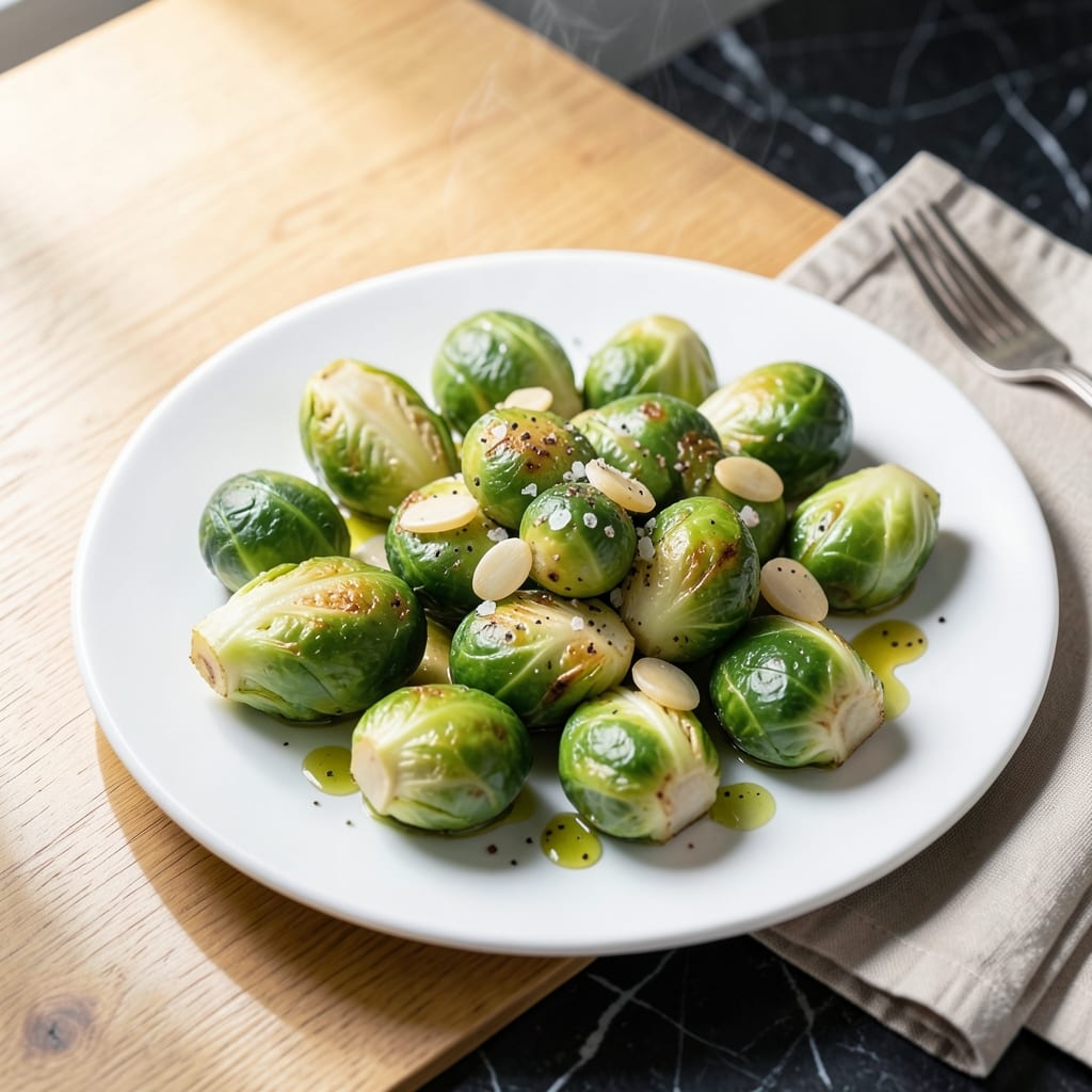 Steam Brussels Sprouts Recipe: Bright Green and Tender Crisp