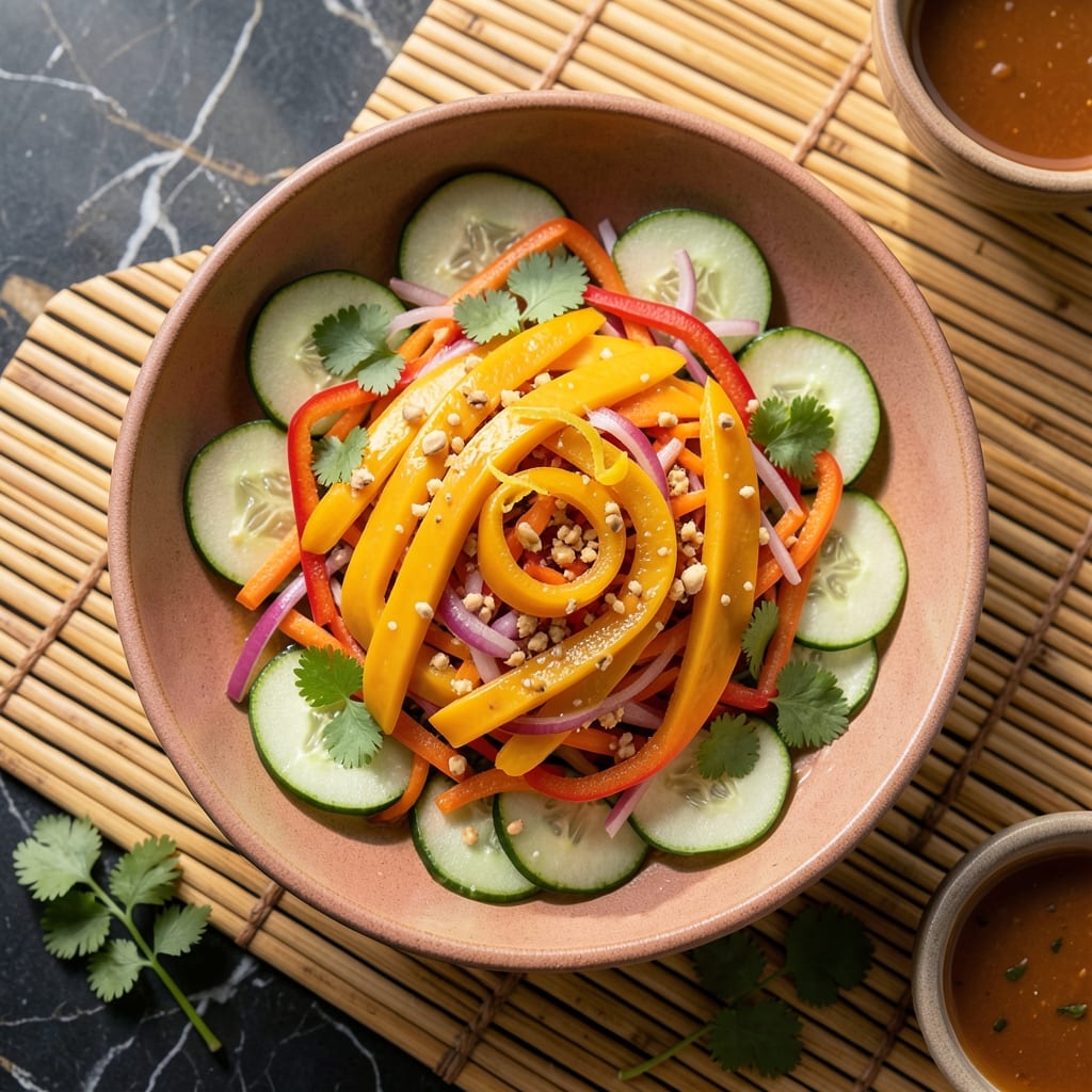 Thai Mango Salad Recipe: Sweet Spicy Crunch in Every Bite