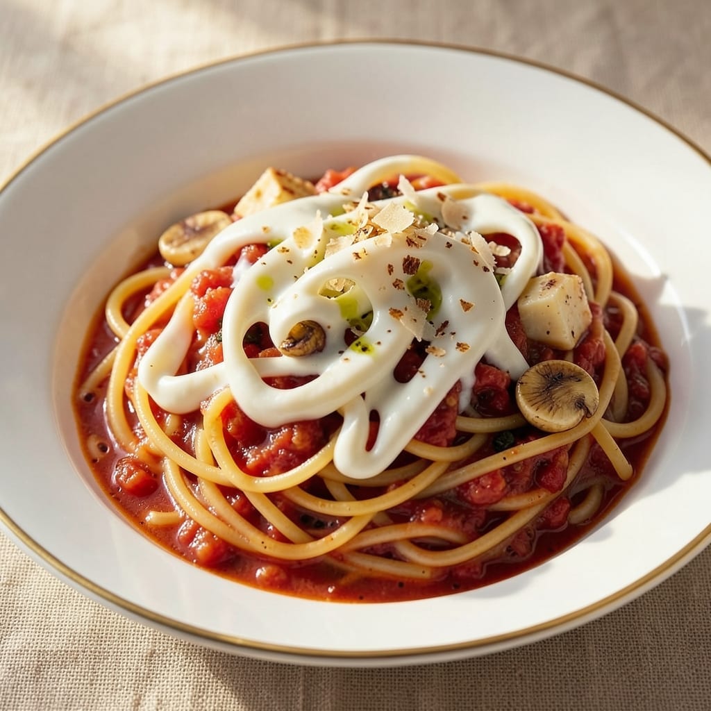 4 Cheese Spaghetti Sauce Recipe: Velvety Layers of Parmesan, Romano, and Creamy Ricotta