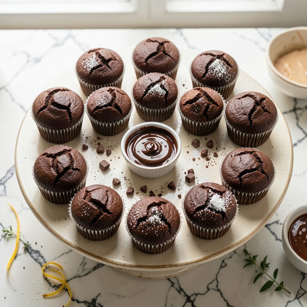 Chocolate Cupcake Recipe Without Cocoa Powder: Melted Chocolate Swirl Magic