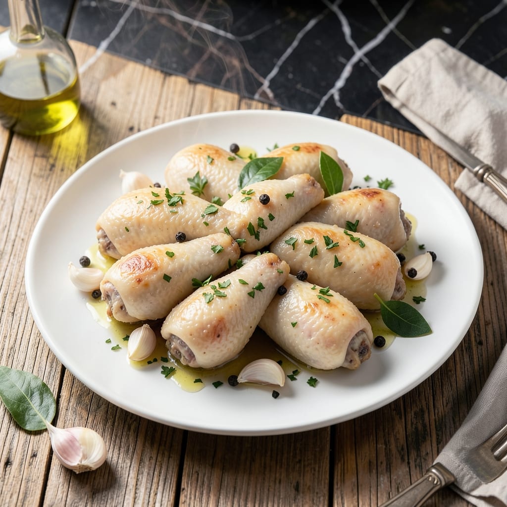 Boiled Chicken Wings Recipe: Tender Bites for Dips and Sauces