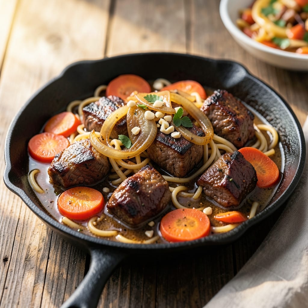 3 Pack Beef and Noodles Recipe: One-Pot Protein-Packed Powerhouse