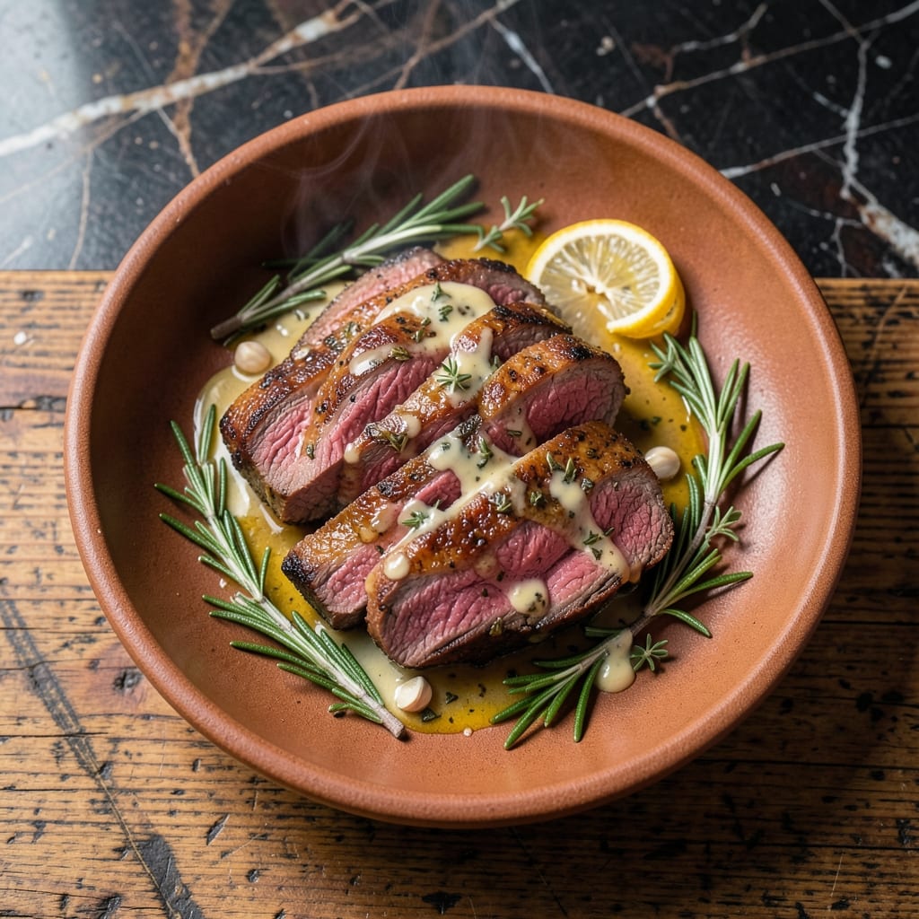 Venison Sirloin Tip Recipe: Lean Game Meat with Herb Crust