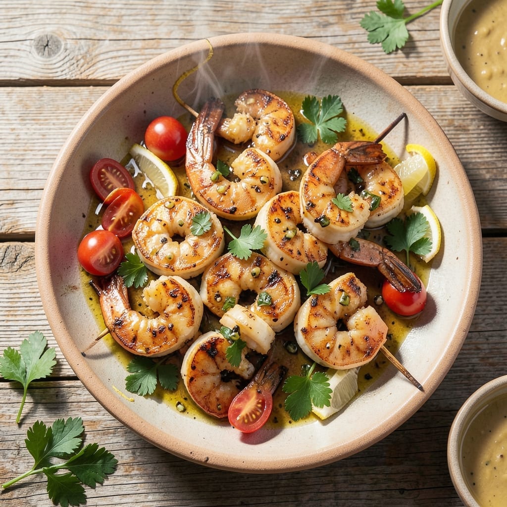 Carrabba's Shrimp and Scallop Spiedino Recipe: Wood-Grilled Seafood Skewers
