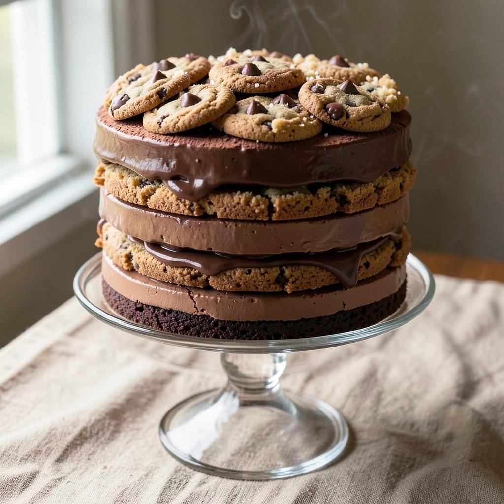 5 Layer Brownie Cookie Cheesecake Recipe: Decadent Dessert Tower in One Tin