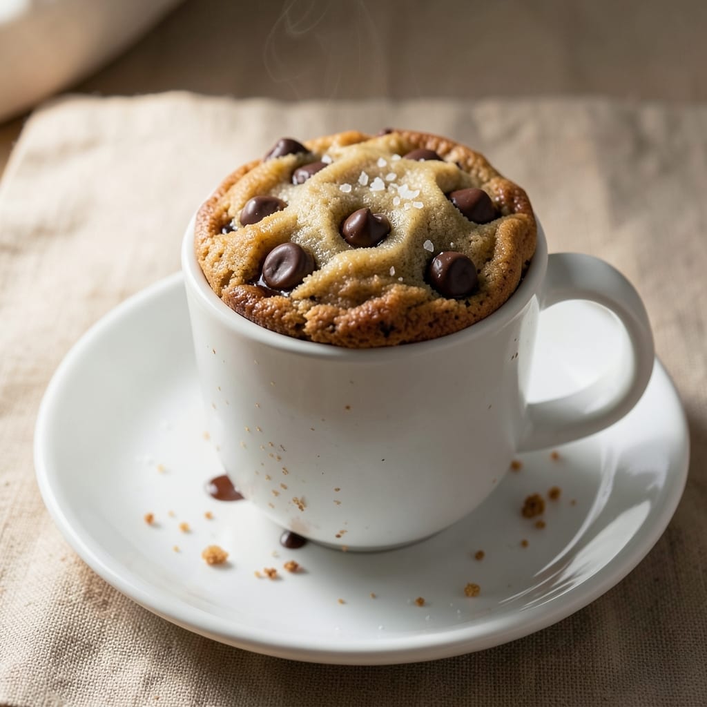 1 Minute Microwave Chocolate Chip Cookie Recipe: Mug-Fresh Warmth in 60 Seconds
