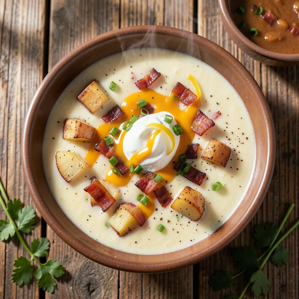 Chili's Loaded Baked Potato Soup Recipe: Cheesy Toppings and Smoky Depth
