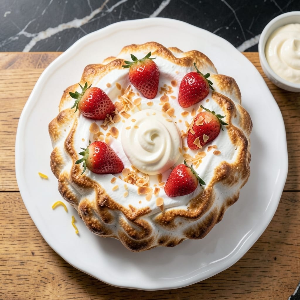 2 Egg White Pavlova Recipe: Light, Airy Cloud With Crisp Fondant Crown