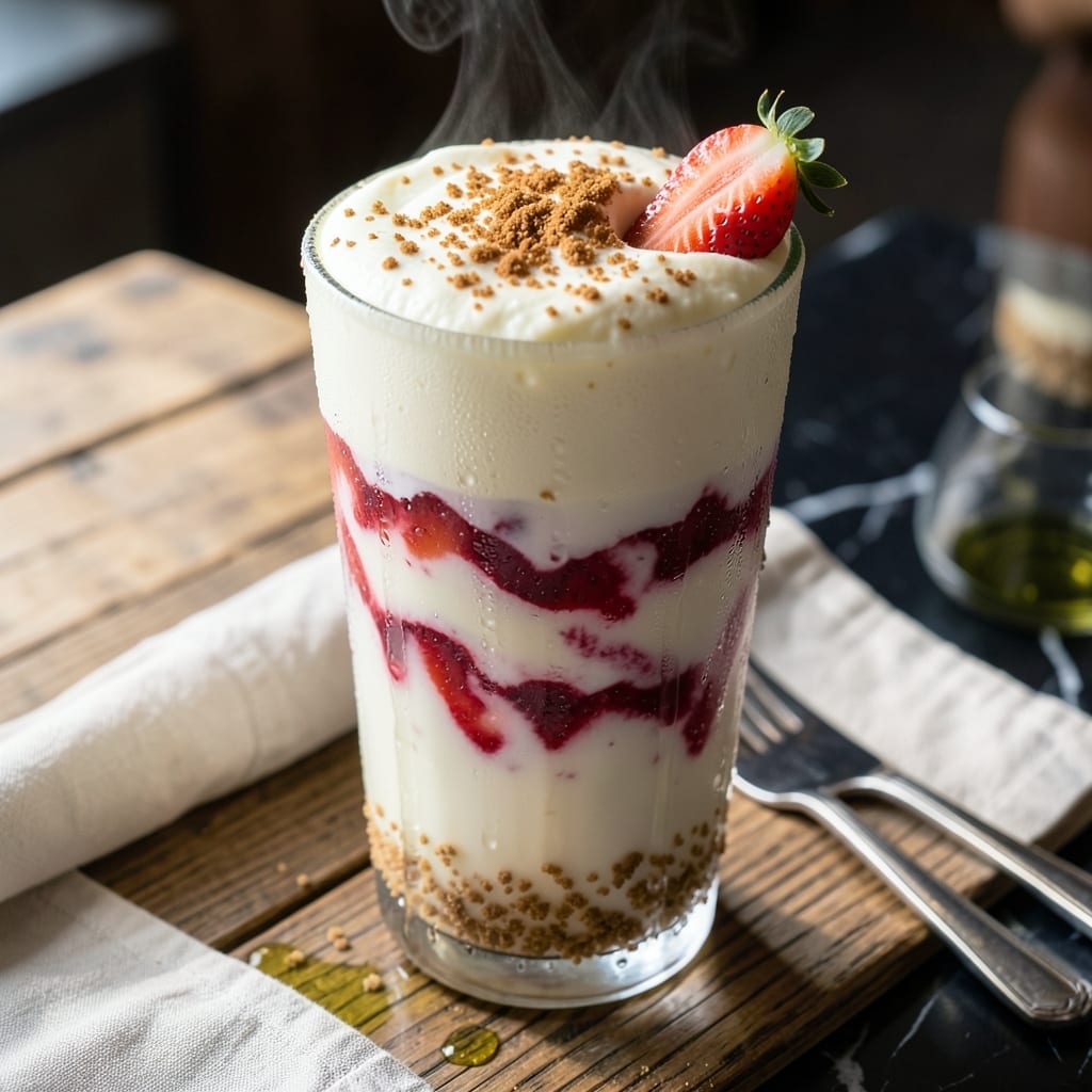 Strawberry Cheesecake Starbucks Drink Recipe: Creamy Frappuccino Blend at Home