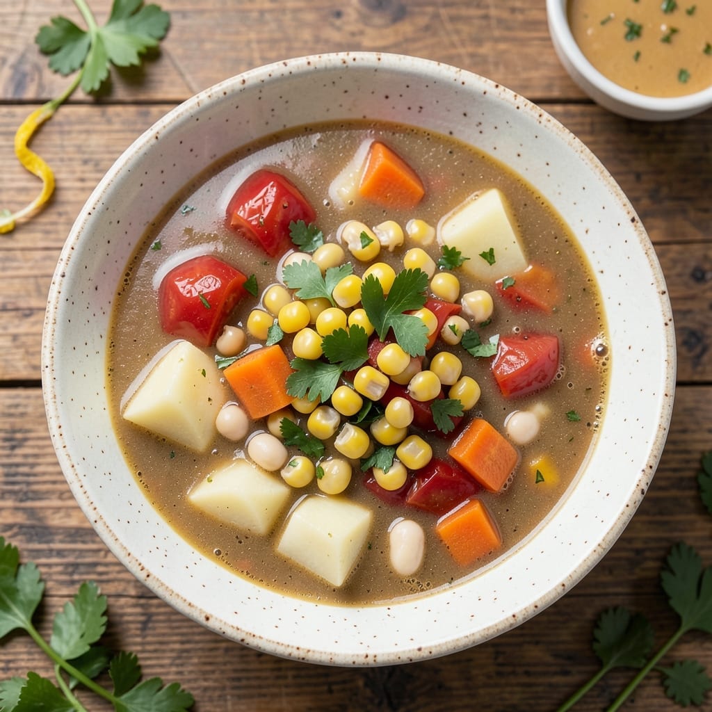 5-Can Vegetable Soup Recipe: Pantry-Staple Heartiness in One Pot