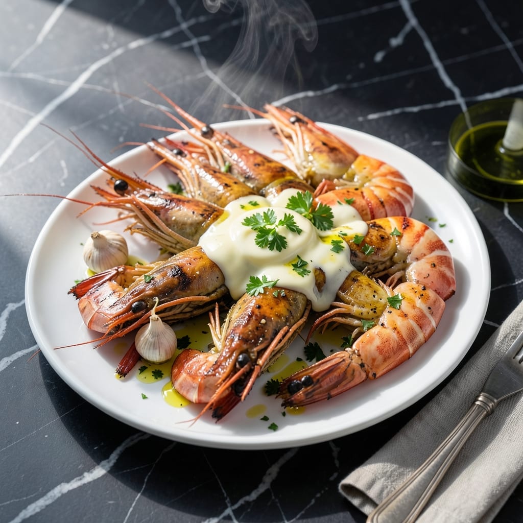 Giant Tiger Prawn Recipe: Succulent Seafood With Garlic Butter Glaze Giant Tiger Prawn Recipe: Succulent Seafood With Garlic Butter Glaze
