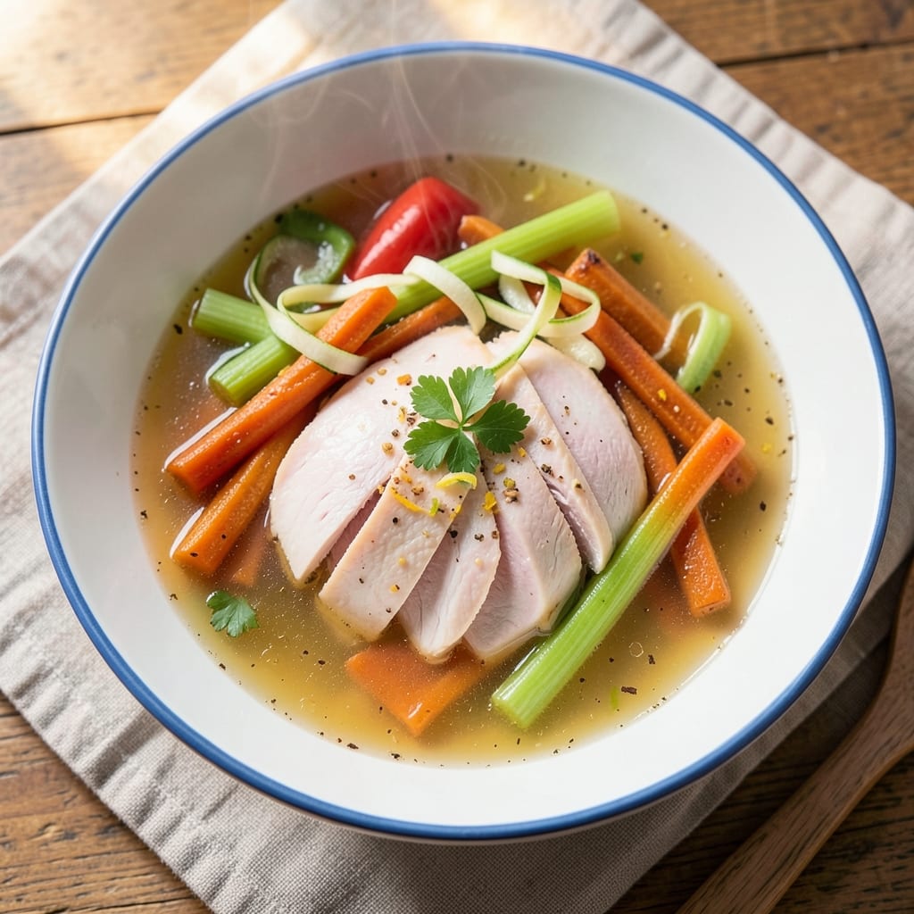 17-Day Diet Chicken Vegetable Soup Recipe: Lightweight Yet Filling Immune Boost