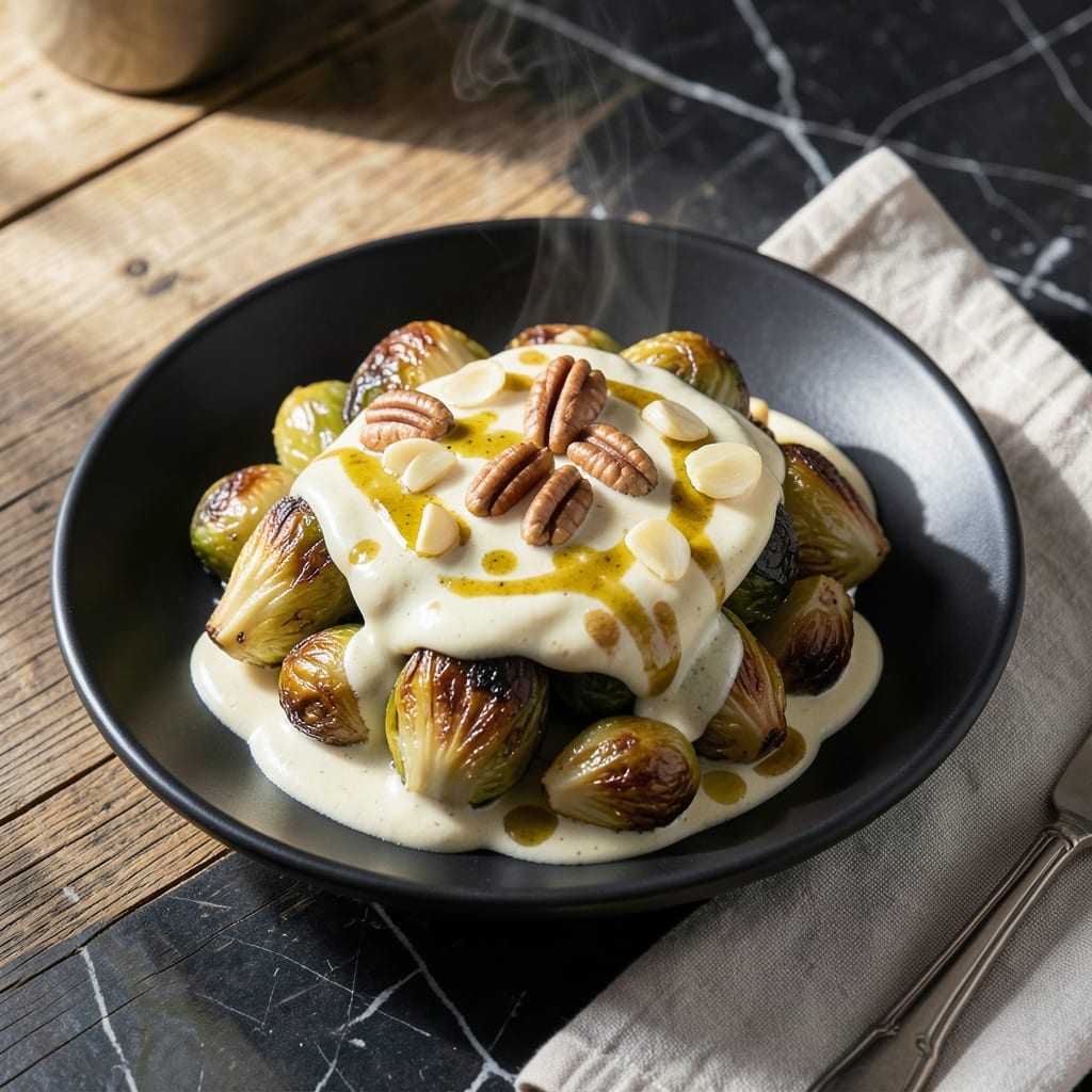 Brussel Sprout Sauce Recipe: Nutty Creamy Condiment With Roasted Depth