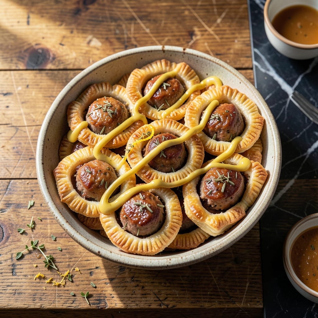 Tom Thumb Recipe: Classic British Sausage in Blanket