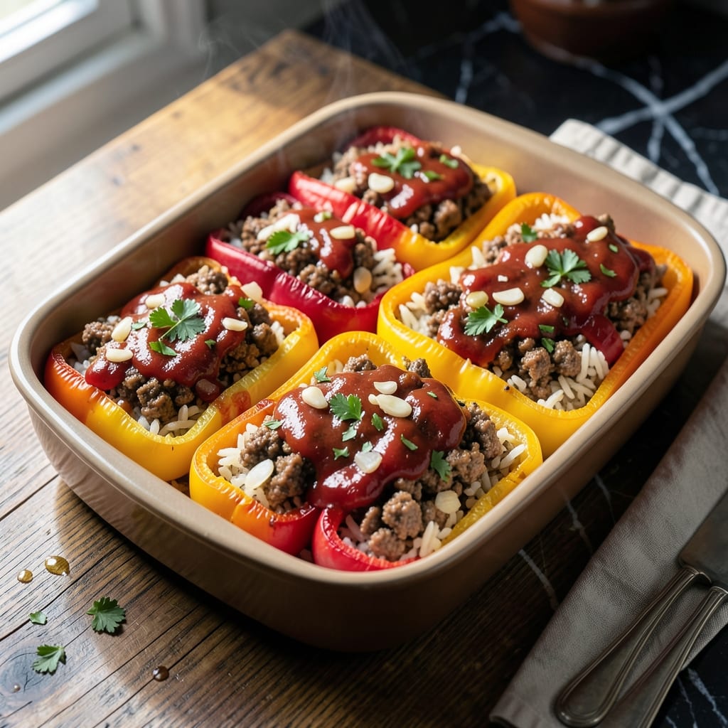 Costco Stuffed Peppers Recipe: Cheesy Rice-Filled Crowd Pleaser