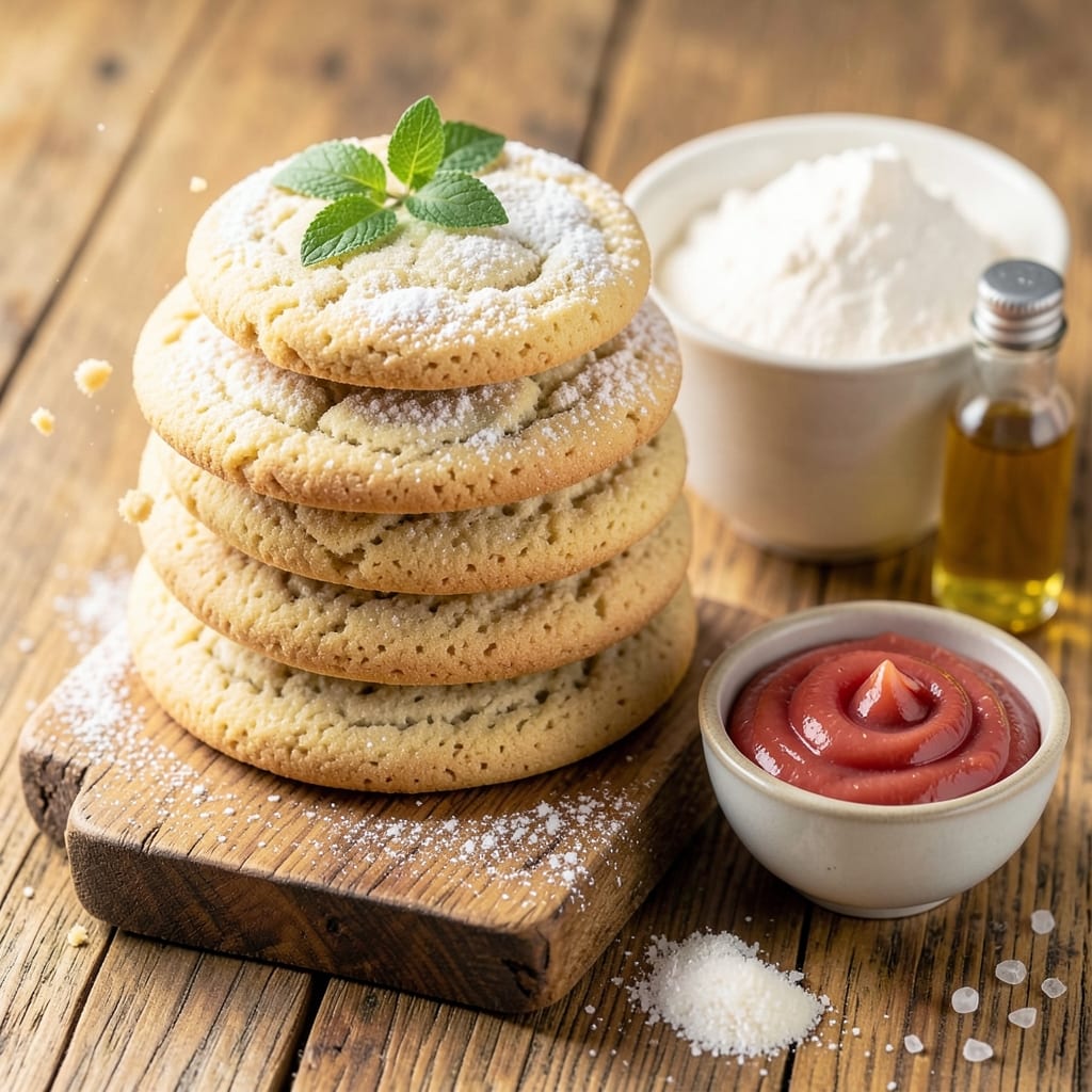 3 Ingredient Sugar Cookie Recipe No Egg: Crisp Fondant Crown Over Ultra-Moist Centers